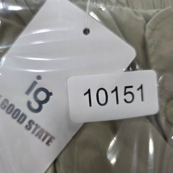 Mens In Good State Beige Cargo Jogger Pants Nylon Spandex Blend Lightweight XL - Picture 9 of 9